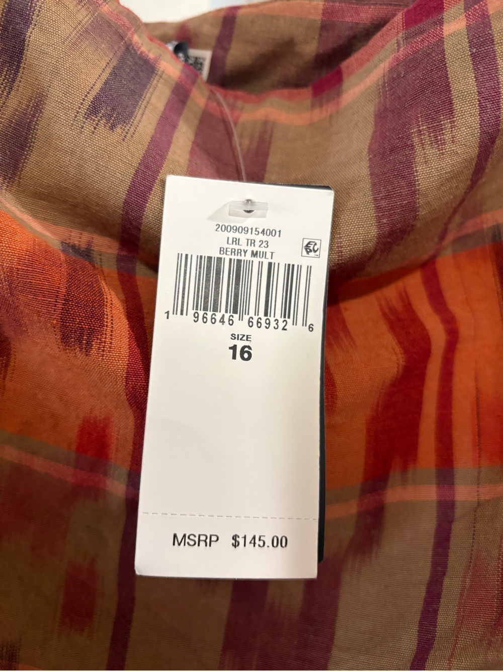Women's Multi-Color Patterned Wrap Skirt - Picture 2 of 5